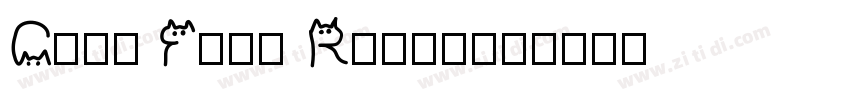 Cats Font Regular字体转换